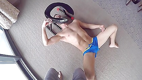 Sexy blonde fucked and ready for cock