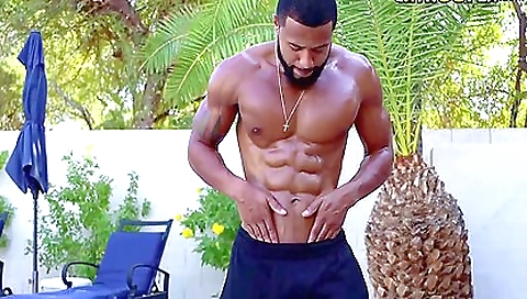 Sexy milf with a sexy body massage and facial